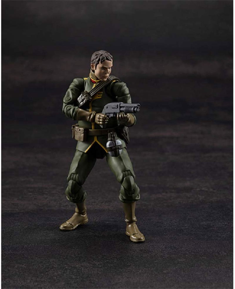 Gundam Military Generation Mobile Suit Gundam 1/18 Scale Pre-Painted Figure: Zeon Army Normal Soldier 02 image 5