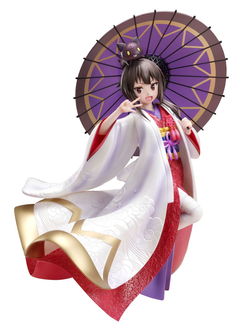 Konosuba -God's Blessing on This Wonderful World!- Legend of Crimson 1/7 Scale Pre-Painted Figure: Megumin Shiromuku Ver. image 1