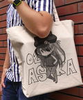 Neon Genesis Evangelion - Asuka Large Tote Bag Deformation Ver. Natural thumbnail 2