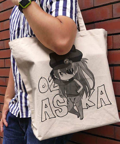 Neon Genesis Evangelion - Asuka Large Tote Bag Deformation Ver. Natural image 2