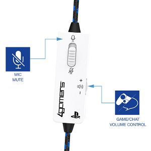 PRO4-50S Stereo Gaming Headset for PlayStation 4 (White)