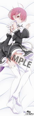 Re ZERO Starting Life in Another World Dakimakura Cover: Ram (2nd Order) thumbnail 1