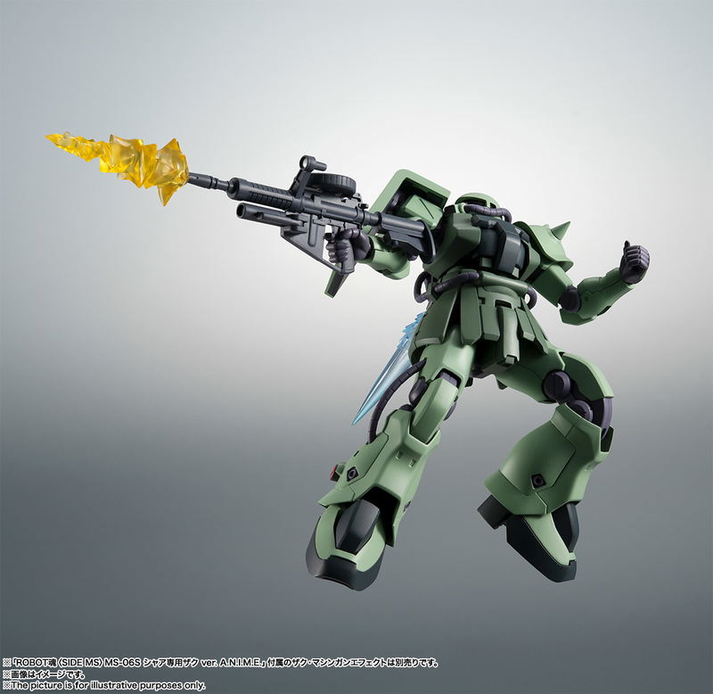 Robot Spirits Side MS Mobile Suit Gundam0083 Stardust Memory: MS-06F-2 Zaku II F2 Type Ver. A.N.I.M.E. image 10