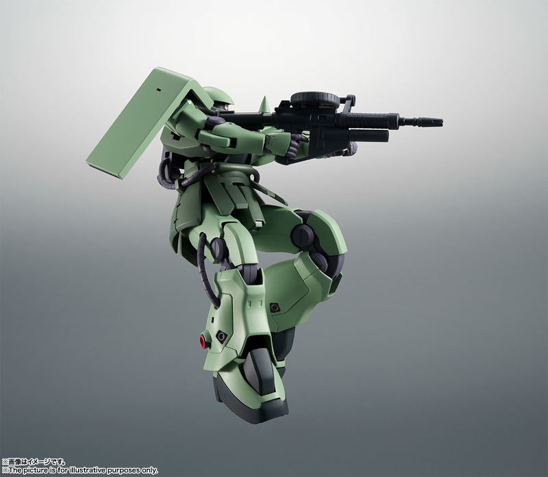 Robot Spirits Side MS Mobile Suit Gundam0083 Stardust Memory: MS-06F-2 Zaku II F2 Type Ver. A.N.I.M.E. image 12