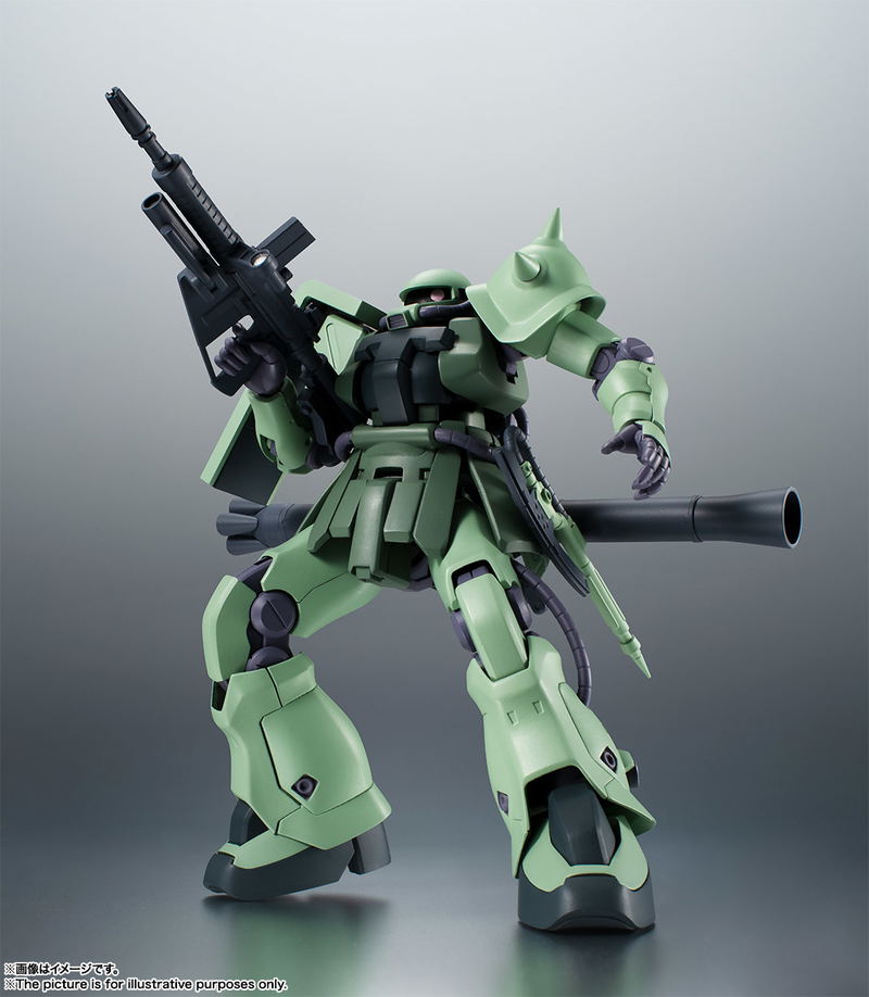 Robot Spirits Side MS Mobile Suit Gundam0083 Stardust Memory: MS-06F-2 Zaku II F2 Type Ver. A.N.I.M.E. image 14