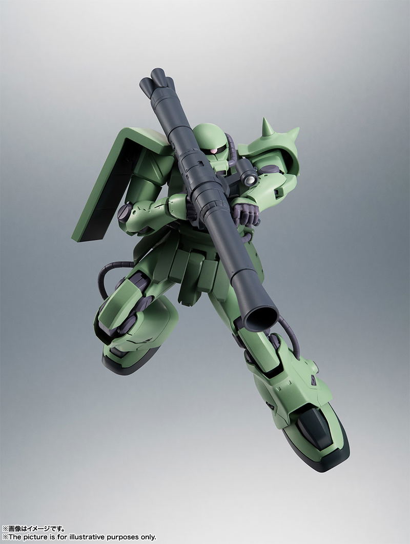 Robot Spirits Side MS Mobile Suit Gundam0083 Stardust Memory: MS-06F-2 Zaku II F2 Type Ver. A.N.I.M.E. image 15