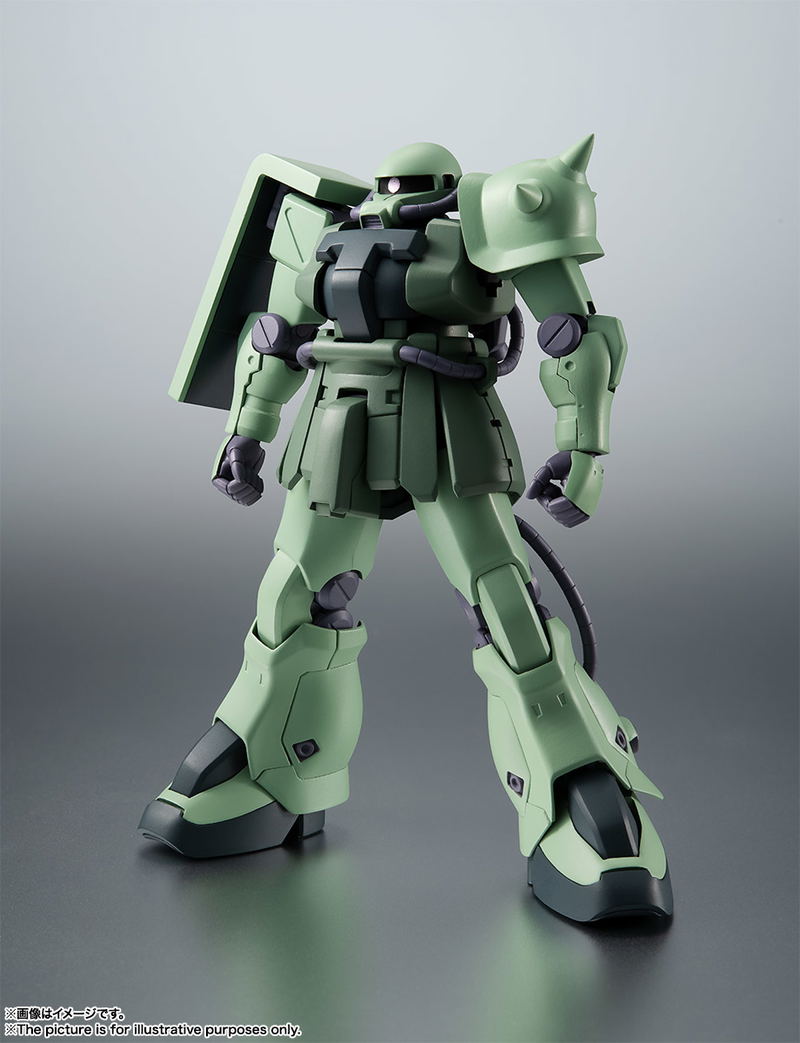 Robot Spirits Side MS Mobile Suit Gundam0083 Stardust Memory: MS-06F-2 Zaku II F2 Type Ver. A.N.I.M.E. image 2