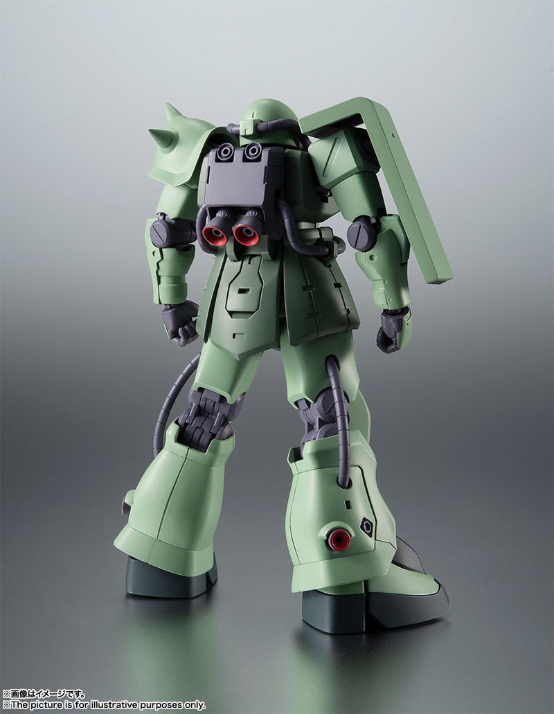 Robot Spirits Side MS Mobile Suit Gundam0083 Stardust Memory: MS-06F-2 Zaku II F2 Type Ver. A.N.I.M.E. image 3