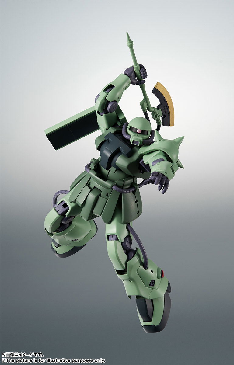 Robot Spirits Side MS Mobile Suit Gundam0083 Stardust Memory: MS-06F-2 Zaku II F2 Type Ver. A.N.I.M.E. image 4