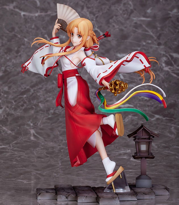Sword Art Online Alicization War of Underworld 1/7 Scale Pre-Painted Figure: Asuna Miko Ver. image 4