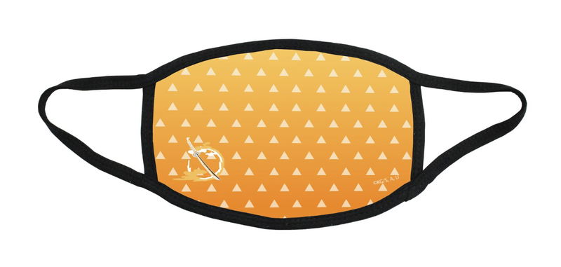 Demon Slayer: Kimetsu No Yaiba 03 Yellow Cloth Mask image 1