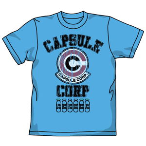 Dragon Ball Z Kai - Capsule Corporation T-shirt Saxe Blue (XL Size)_