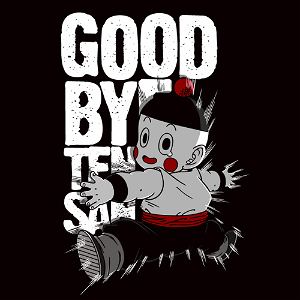 Dragon Ball Z Kai - Goodbye Ten-San T-shirt Black (S Size)