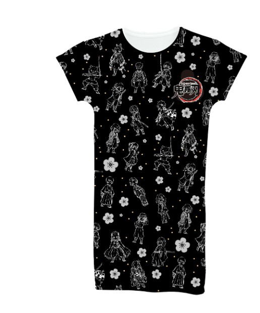 Demon Slayer: Kimetsu No Yaiba 01 Pattern Design Full Graphic Room Wear (Graff Art Design) image 1