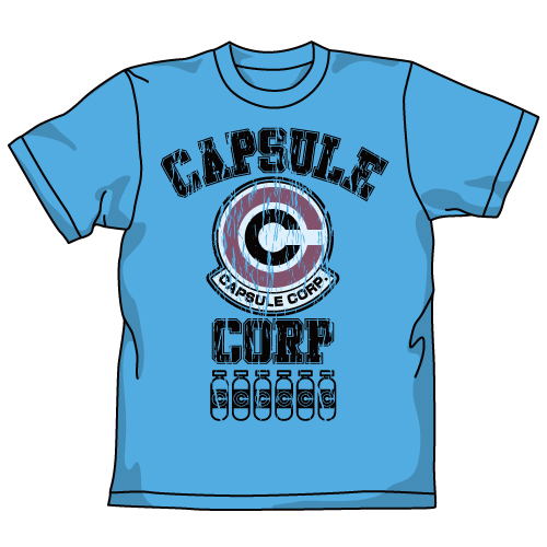 Dragon Ball Z Kai - Capsule Corporation T-shirt Saxe Blue (S Size) image 1