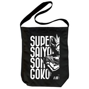 Dragon Ball Z - Super Saiyan Goku Shoulder Tote Bag Black_