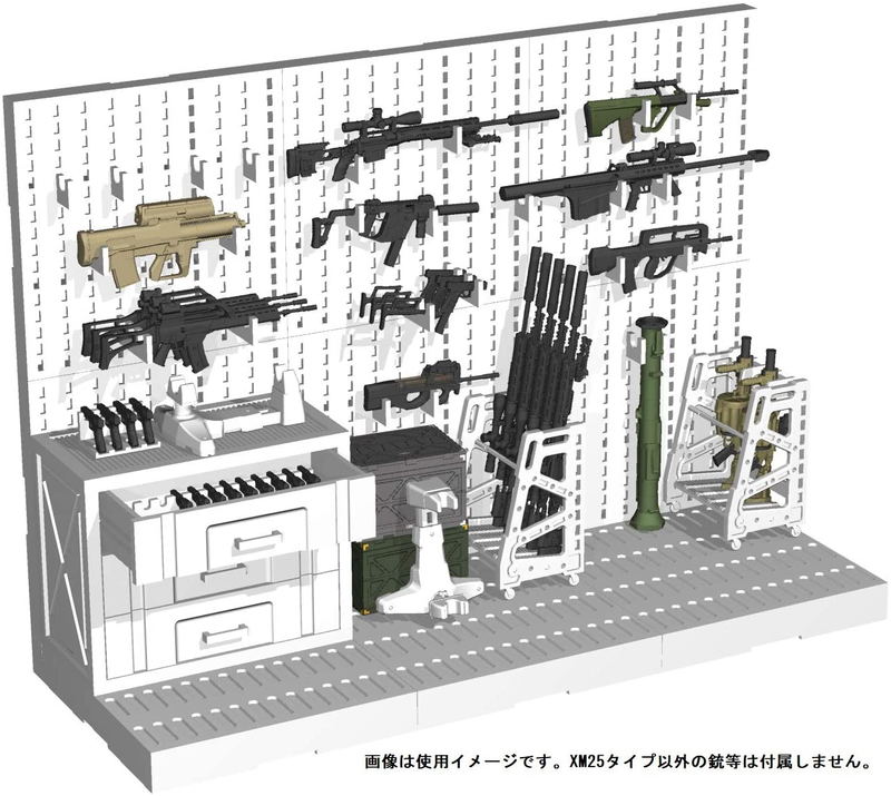 Little Armory LD031 1/12 Scale Model Kit: Weapon Storeroom B image 2