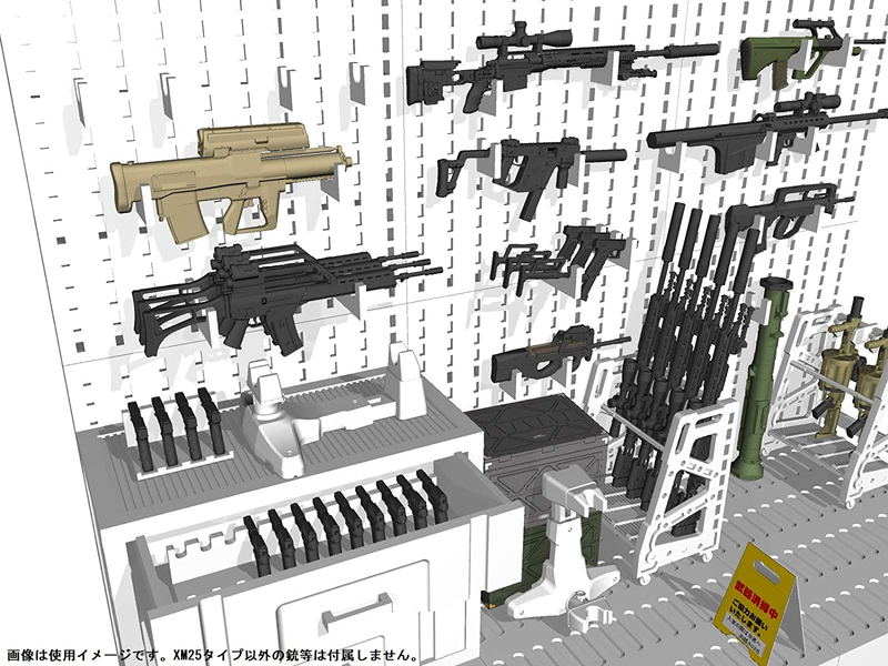 Little Armory LD031 1/12 Scale Model Kit: Weapon Storeroom B image 8