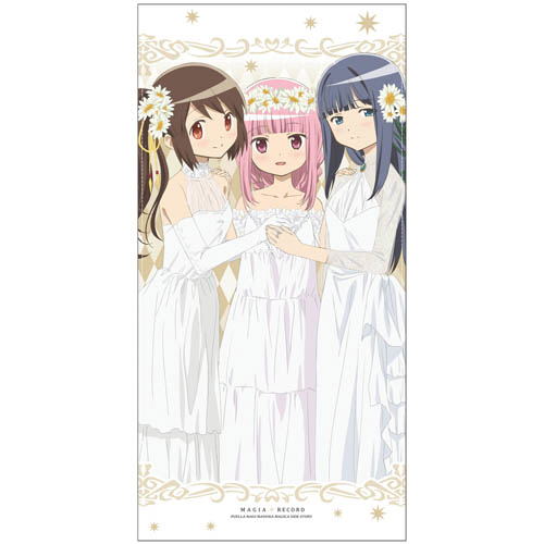 Magia Record: Puella Magi Madoka Magica Side Story - Iroha And Yachiyo And Tsuruno 120cm Big Towel image 1
