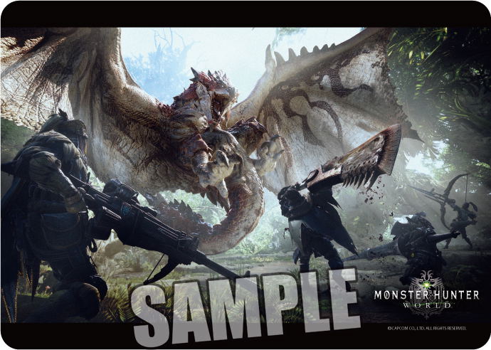 Monster Hunter World Character Rubber Mat: Rathalos image 1