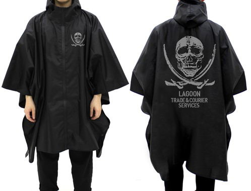Black Lagoon - Lagoon Company Rain Coat Black image 1