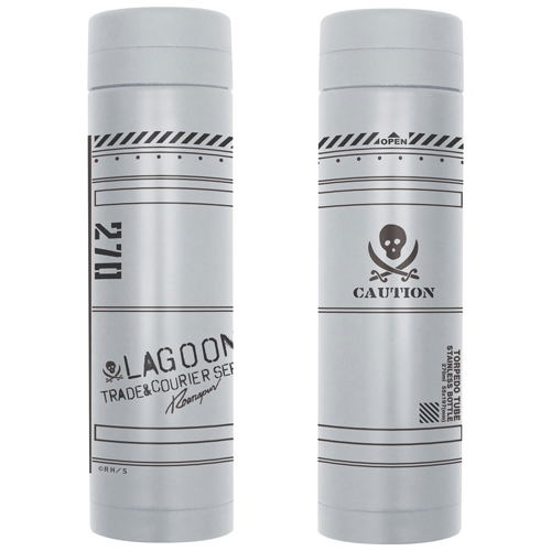 Black Lagoon - Torpedo Tube Thermos Bottle Gray image 1