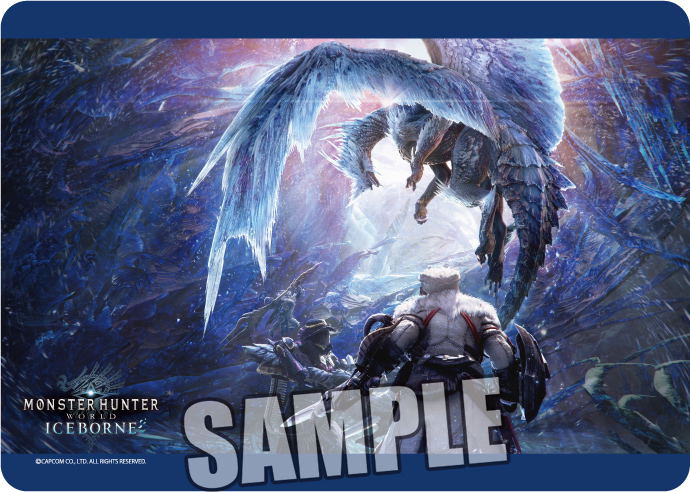 Monster Hunter World Iceborne Character Rubber Mat: Velkhana image 1