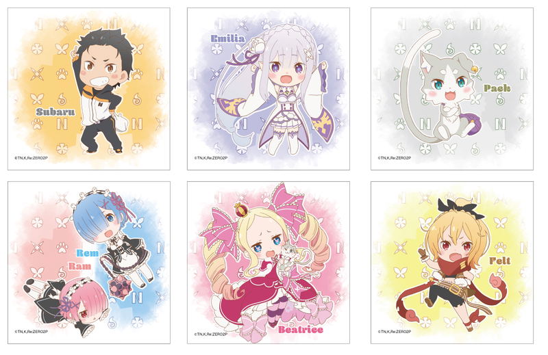 Re:Zero - Starting Life In Another World - Trading Petite Canvas Collection (Set of 6 pieces) image 1