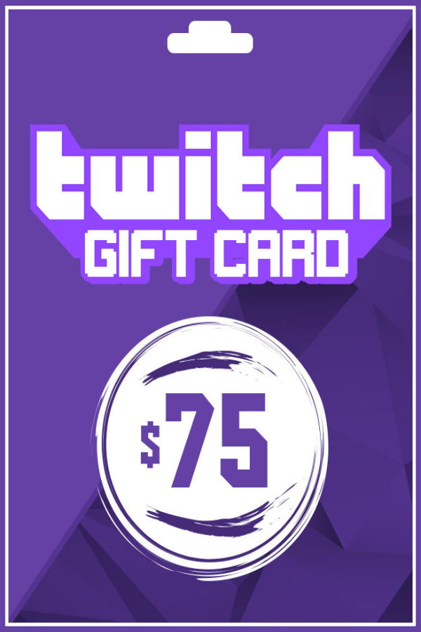 Twitch Gift Card 75 USD | US Account Only digital — Import Game Deal