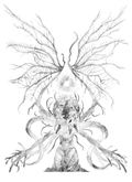 Bloodborne Torch Torch T-shirt Collection: Ebrietas, Daughter Of The Cosmos Black (XXL Size) thumbnail 6