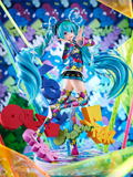 Character Vocal Series 01 Hatsune Miku 1/8 Scale Pre-Painted Figure: Hatsune Miku - Miku Expo 5th Anniv. / Lucky☆Orb Uta X Kasoku Ver. [Good Smile Company Online Shop Limited Ver.] thumbnail 2