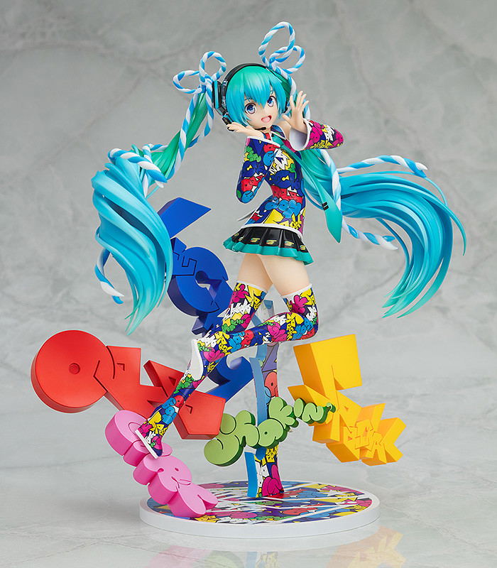 Character Vocal Series 01 Hatsune Miku 1/8 Scale Pre-Painted Figure: Hatsune Miku - Miku Expo 5th Anniv. / Lucky☆Orb Uta X Kasoku Ver. [Good Smile Company Online Shop Limited Ver.] image 6