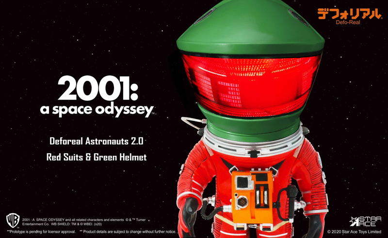 DefoReal 2001 A Space Odyssey: Astronauts 2.0 Red Suits & Green Helmet image 2