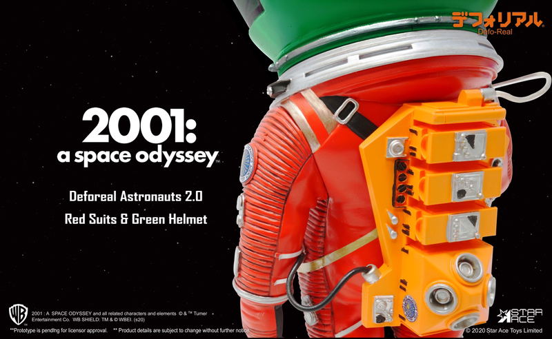 DefoReal 2001 A Space Odyssey: Astronauts 2.0 Red Suits & Green Helmet image 4