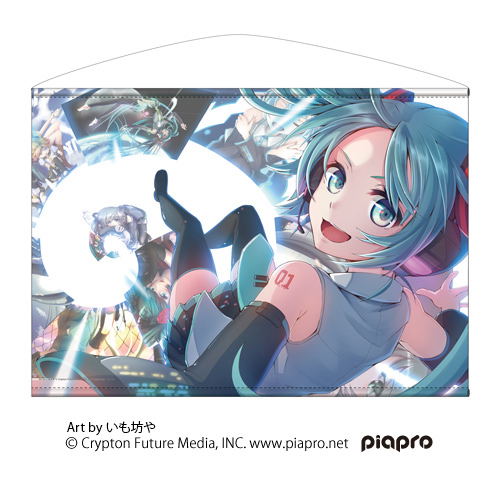 Hatsune Miku Horizontal B2 Wall Scroll Imobouya Ver. image 1