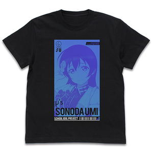 Love Live! - Umi Sonoda T-shirt All Stars Ver. Black (S Size)_