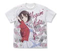 Saekano: How To Raise A Boring Girlfriend Fine - Megumi Kato New Illustration Full Graphic T-shirt (White | Size S) thumbnail 1