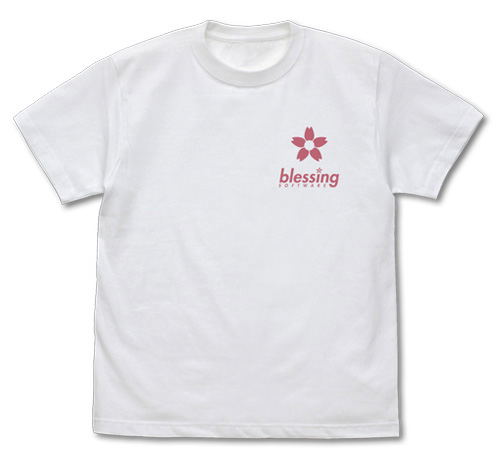 Saekano: How To Raise A Boring Girlfriend Fine - Megumi Kato New Illustration T-shirt (White | Size M) image 2