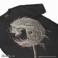Bloodborne Torch Torch T-shirt Collection: Bloody Crow Of Cainhurst Black (XL Size)