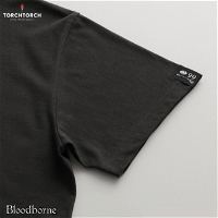 Bloodborne Torch Torch T-shirt Collection: Bloody Crow Of Cainhurst Black (XL Size)