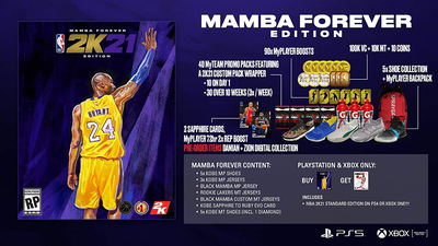 HOT 2k21 Mamba Forever Edition Nba 2k21 Kobe Edition Ps5