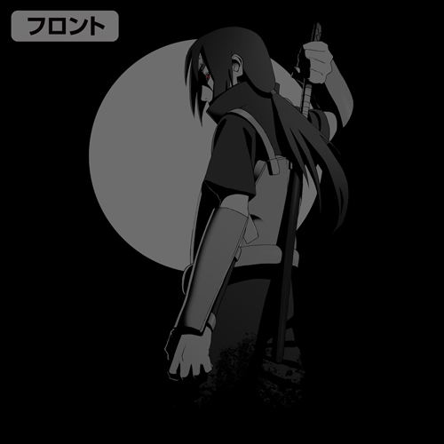 Naruto Shippuden - Itachi Uchiha T-shirt Anbu Ver. Sumi (XL Size) image 2