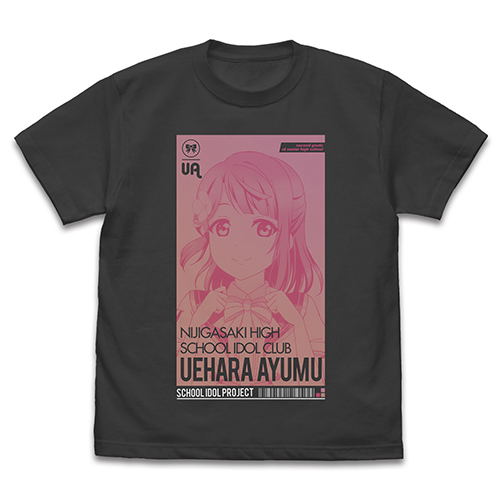 Love Live! Nijigasaki High School Idol Club - Ayumu Uehara T-shirt All Stars Ver. Sumi (L Size) image 1