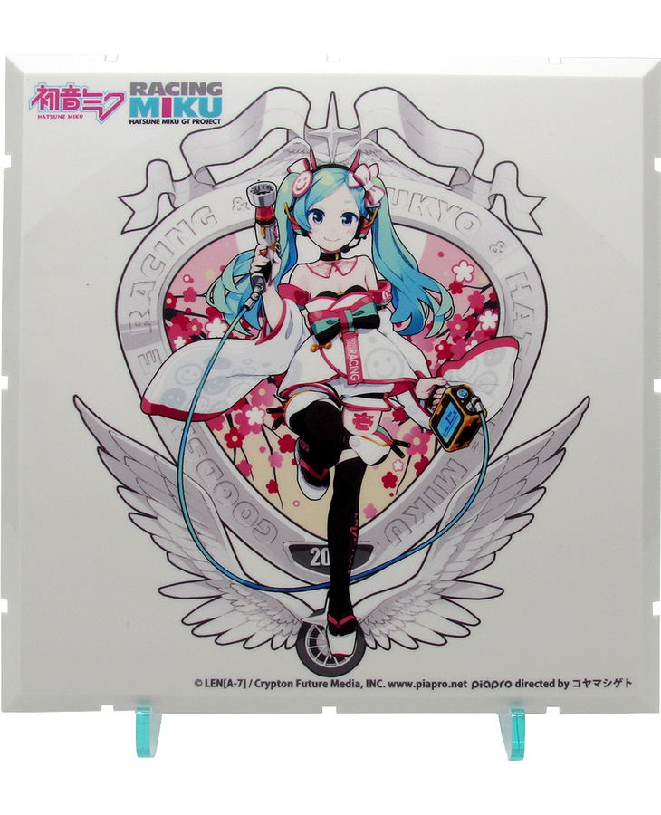 Dioramansion 150 Racing Miku Pit 2020 Optional Panel: Haregi Ver. image 1