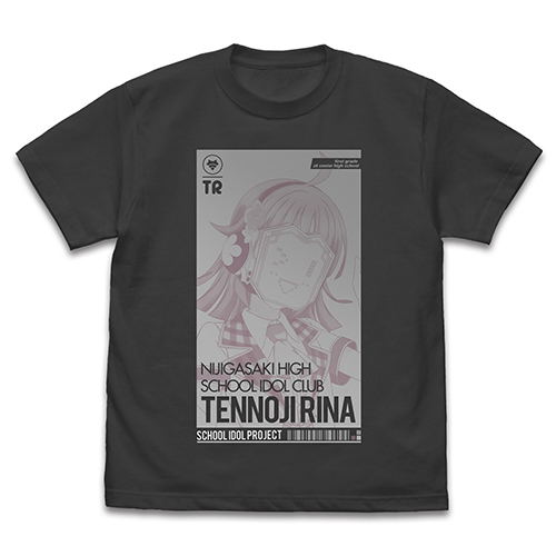 Love Live! Nijigasaki High School Idol Club - Rina Tennoji T-shirt All Stars Ver. Sumi (M Size) image 1