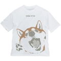Doomsday With My Dog - Yu Ishihara Design Haru-san Attack Big Silhouette T-shirt (White | Size L) thumbnail 1