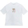 Doomsday With My Dog - Yu Ishihara Design Wall And Haru-san Big Silhouette T-shirt (White | Size XL) thumbnail 1