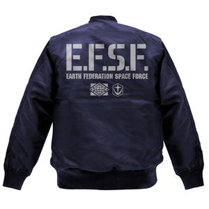 Mobile Suit Gundam - E.F.S.F. MA-1 Jacket Navy (L Size)_