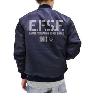 Mobile Suit Gundam - E.F.S.F. MA-1 Jacket Navy (L Size)_