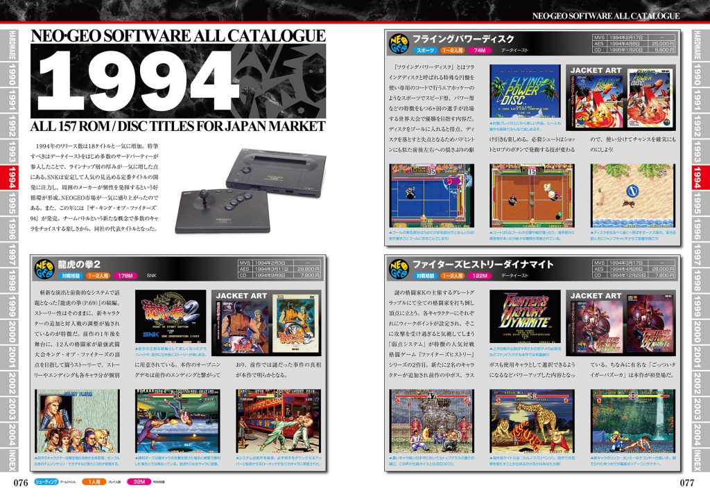 Neo Geo Perfect Catalogue